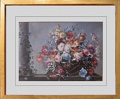 Γκραβούρα Still life flowers