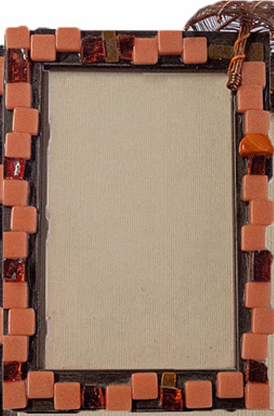 Επιτραπέζια χειροποίητη ξύλινη κορνίζα Umbrella