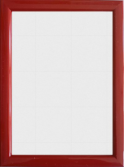 Επιτοίχια ξύλινη κορνίζα σε Α4 μέγεθος