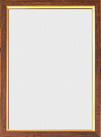 Επιτοίχια ξύλινη κορνίζα σε Α4 μέγεθος