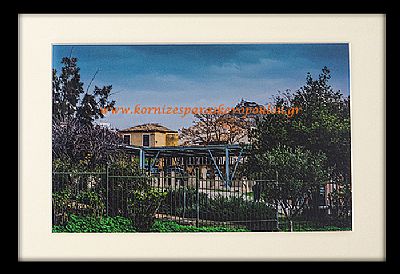 Καλλιτεχνική φωτογραφία Athens με πασπαρτού & κορνίζα