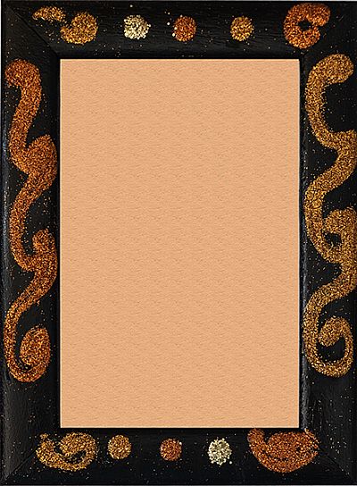 Επιτραπέζια χειροποίητη ξύλινη κορνίζα Zig Zag