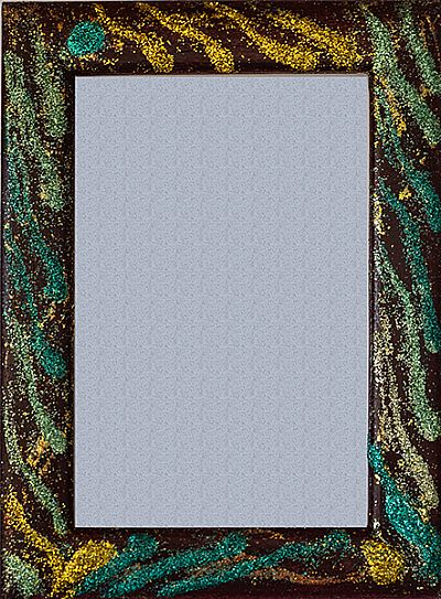 Επιτραπέζια χειροποίητη ξύλινη κορνίζα Zebra