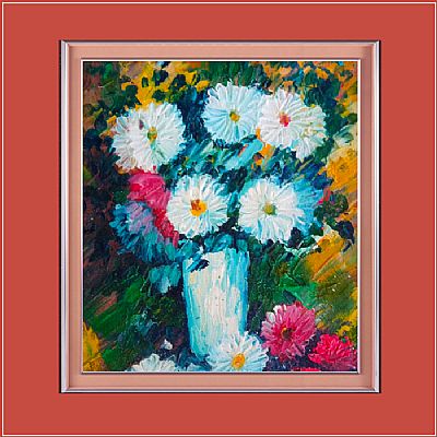 Ελαιογραφία Flowers 1